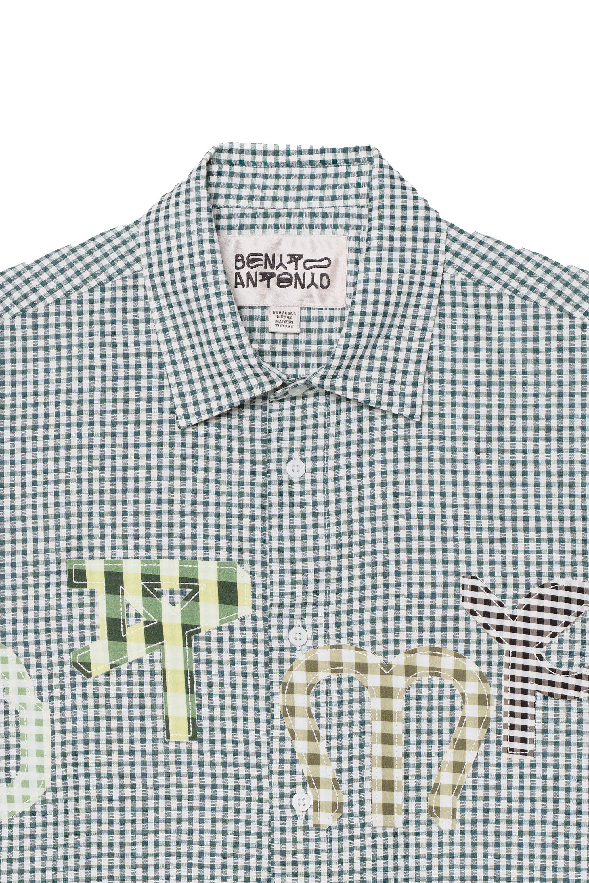 PLAID SHIRT WITH DTMF PATCHES | Zara US