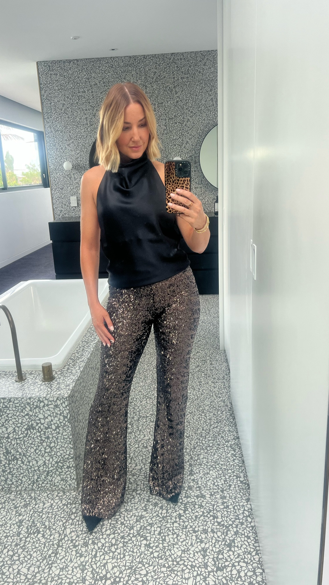 Friday night dinner outfit but posting on Saturday 🤣 Zara sequin pants and silk top!

#LTKstyletip #LTKspring #LTKaustralia