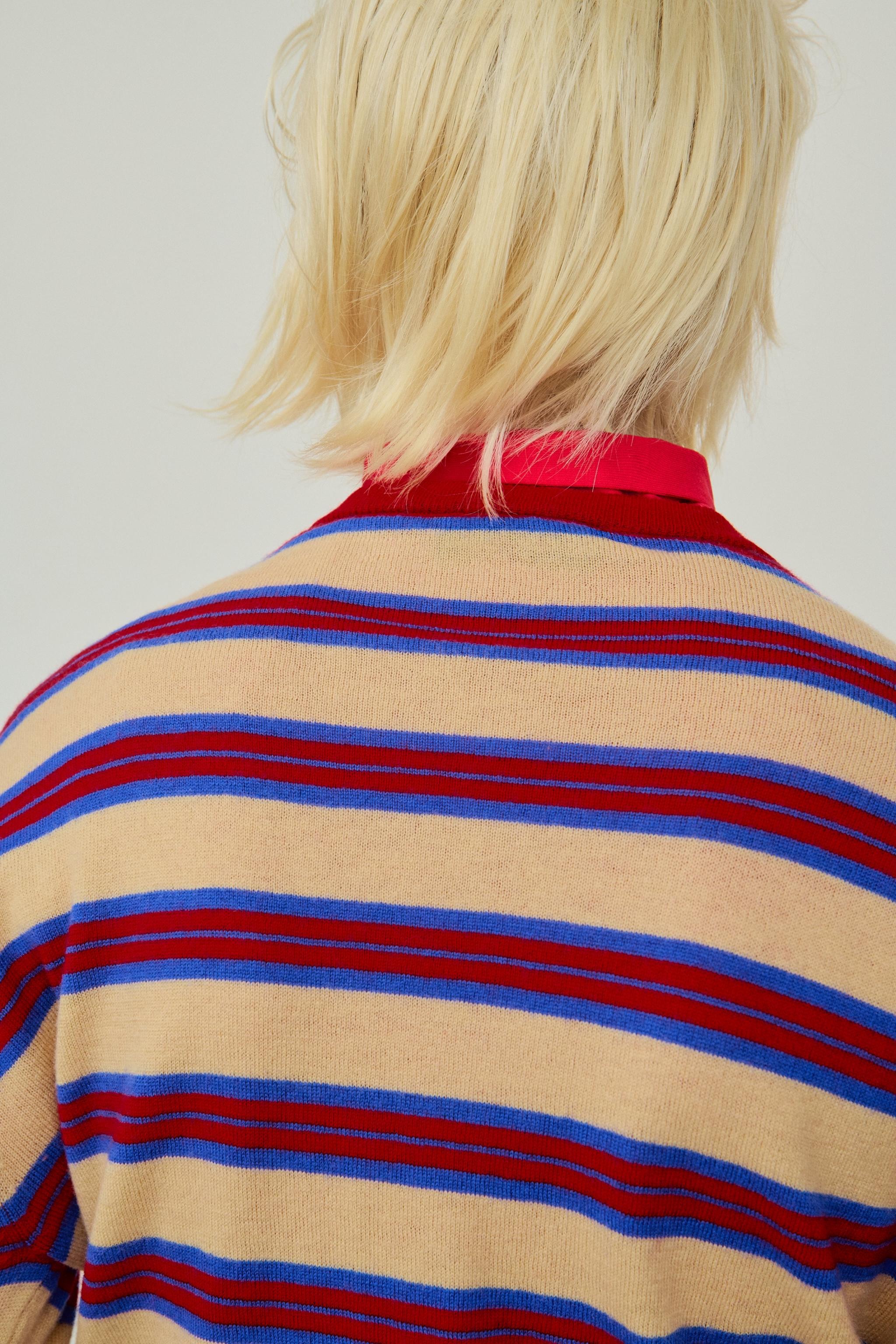 100% EXTRA SOFT WOOL STRIPED JUMPER | Zara US