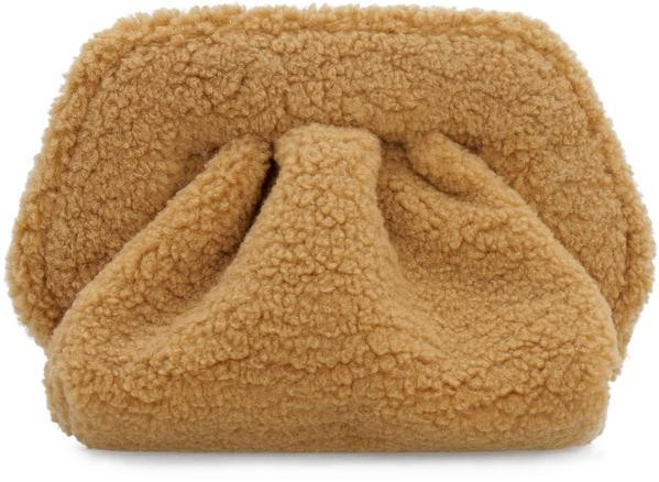 Themoirè Gea Faux-Shearling Clutch Bag | Cettire Global