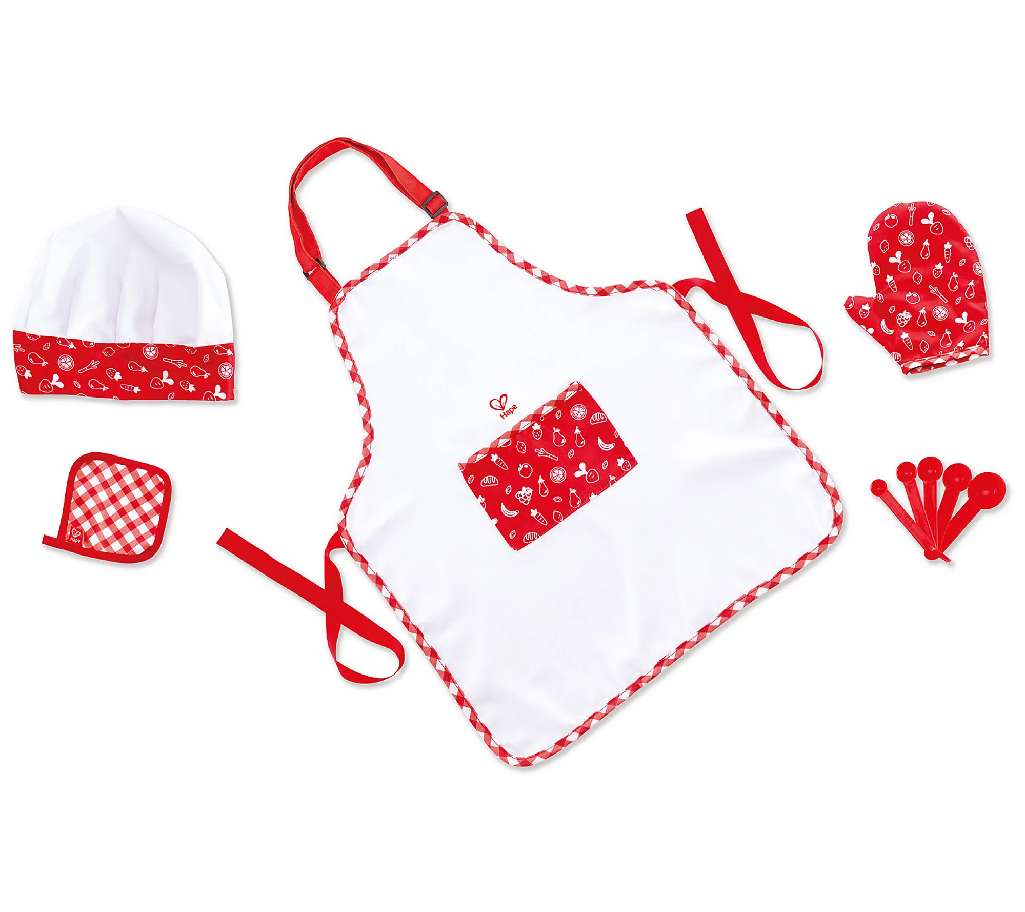 Hape Chef Kitchen Dress Up Outfit Set | QVC