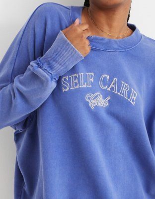 Aerie The Happiest Oversized Crew Sweatshirt | American Eagle Outfitters (US & CA)