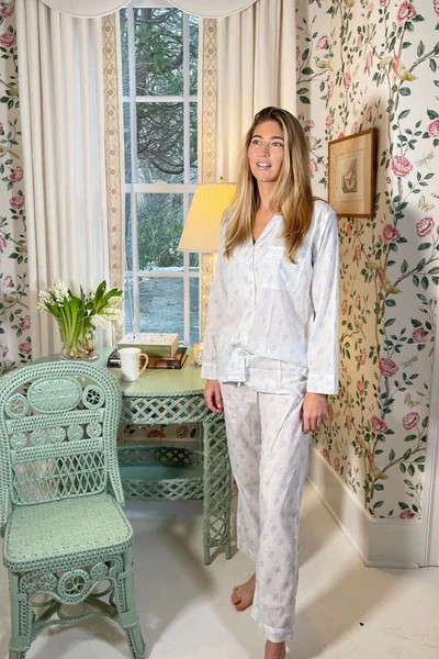 Lapis Gentle Flower Pajama Set | Julia Amory