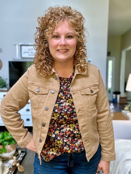 Love these short sleeve flutter shirts to transition into fall!  #walmartpartner. So many good patterns and options and don’t sleep on that tan jean jacket at @walmartfashion- it’s so good!! #walmartfashion

#LTKSeasonal #LTKmidsize #LTKFind