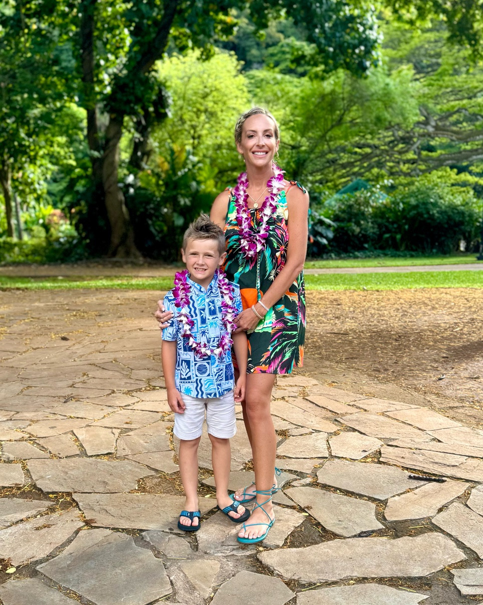 I loved his luau shirt. It was so soft. 
Hawaii.

#LTKTravel #LTKSwim #LTKKids