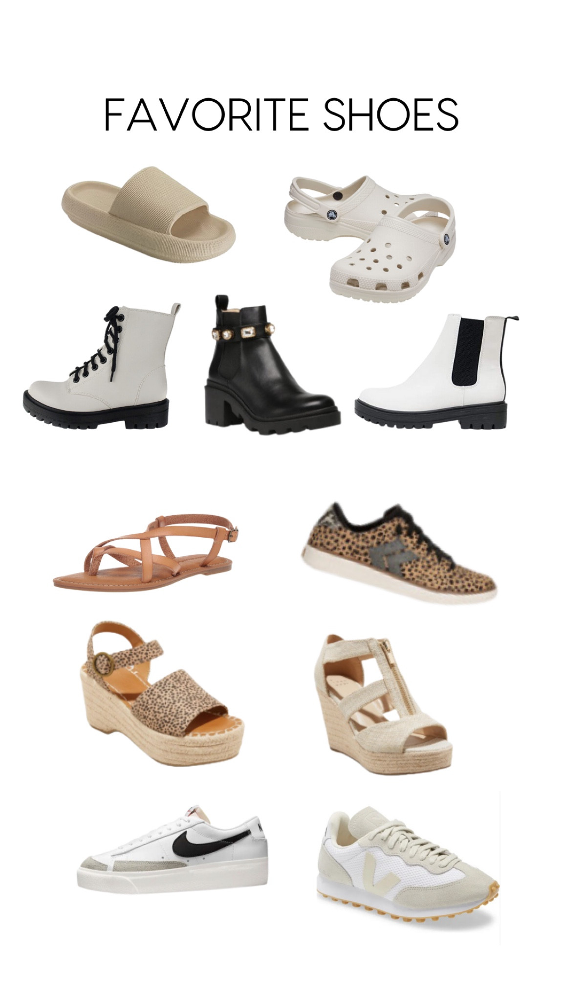 My favorite shoes! Sandals, boots, booties, tennis shoes, wedges, crocs

#LTKunder100 #LTKshoecrush #LTKstyletip