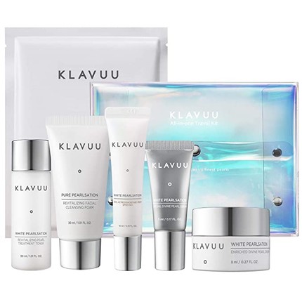 Click for more info about KLAVUU All in One Travel Kit - Cleansing to Base Makeup Best Items Kit, Cleansing Foam, Toner, Se...