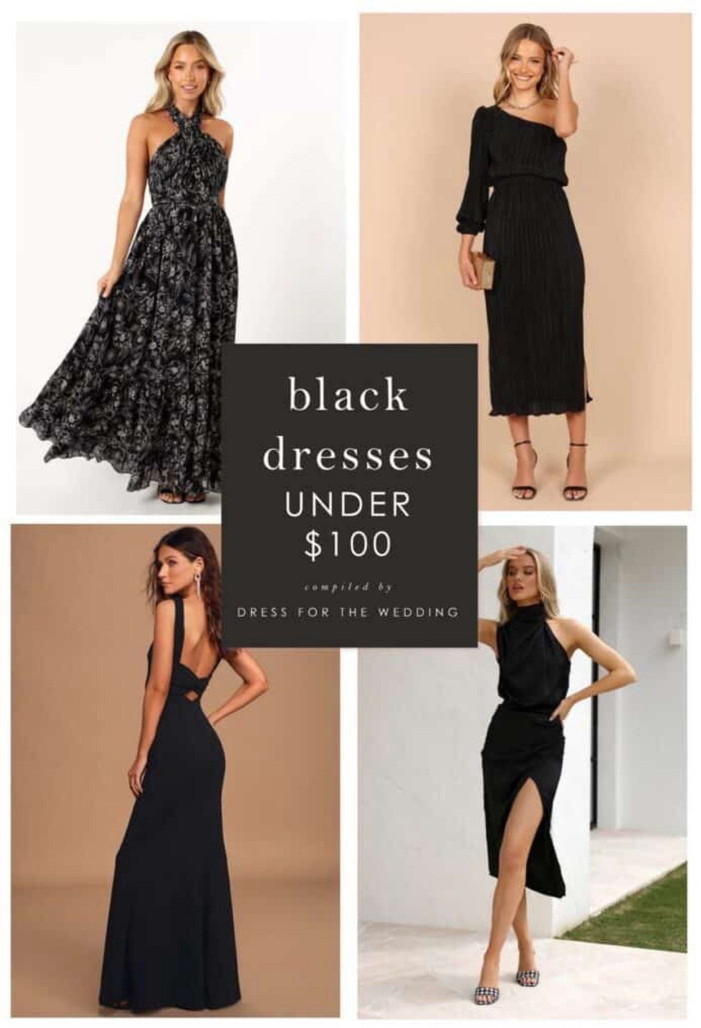 Black dresses under $100. Affordable black dress. Black midi dress, black maxi dress, semi formal dress , formal dress, wedding guest dress. Follow Dress for the Wedding on the LIKEtoKNOW.it shopping app to get the product details for this look and more cute dresses, wedding guest dresses, wedding dresses, and bridal accessories, plus wedding decor and gift ideas! 


#LTKWedding #LTKMidsize #LTKU