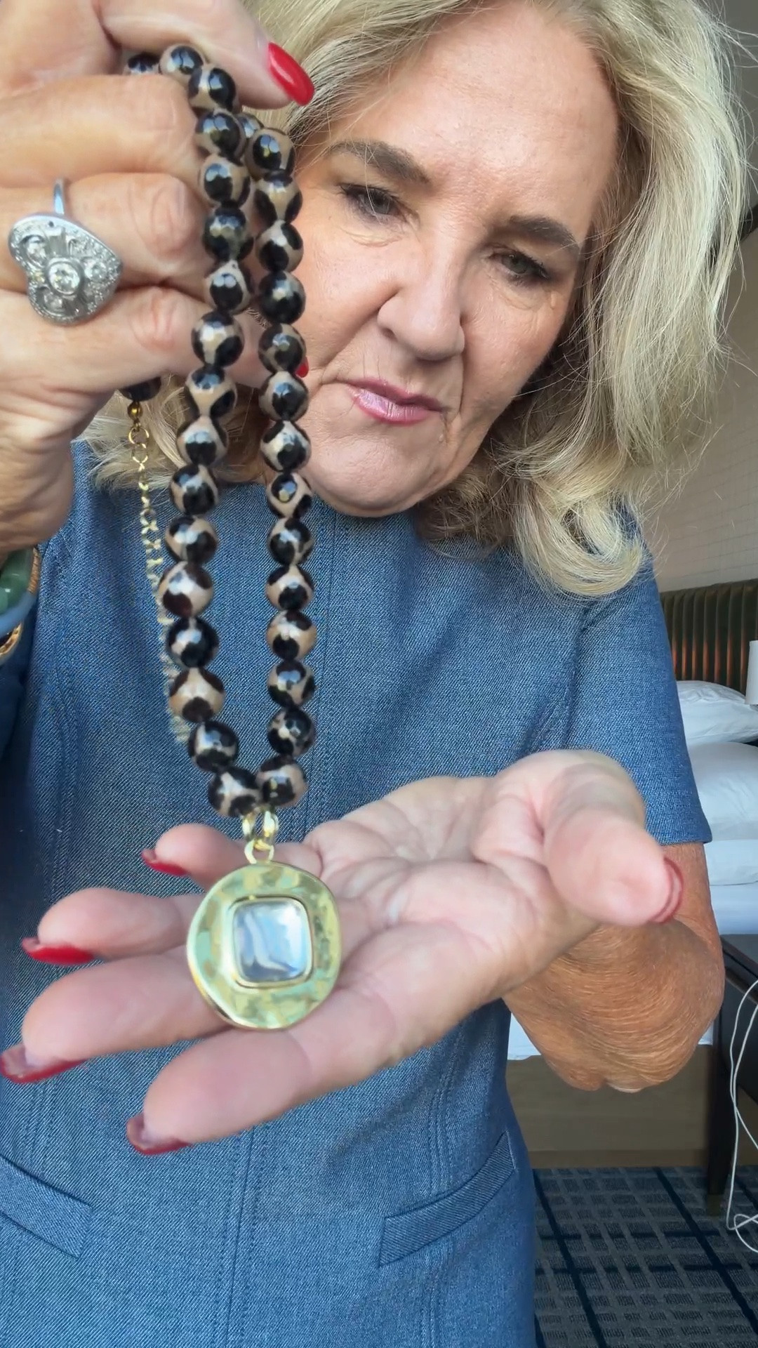 New necklace and collection from Allie & Bess celebrating their 7th anniversary. The blacks and browns are so pretty!!! 
Use my code NANETTE20 20% off 

These pieces will be excluded from future sales. So you can use my code with confidence today.

#LTKOver40 #LTKCon #LTKSaleAlert