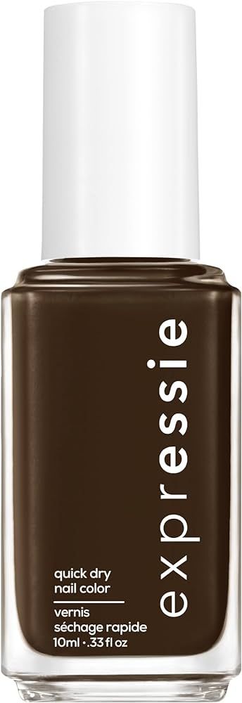 Essie expressie, Quick-Dry Nail Polish, 8-Free Vegan, Dark Brown, Take The Espresso, 0.33 fl oz | Amazon (US)