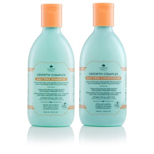 Nature Spell Hair Growth Shampoo and Conditioner Set, Improve Hair Strength & Shine, 10.14 Fl Oz x2 | Amazon (US)