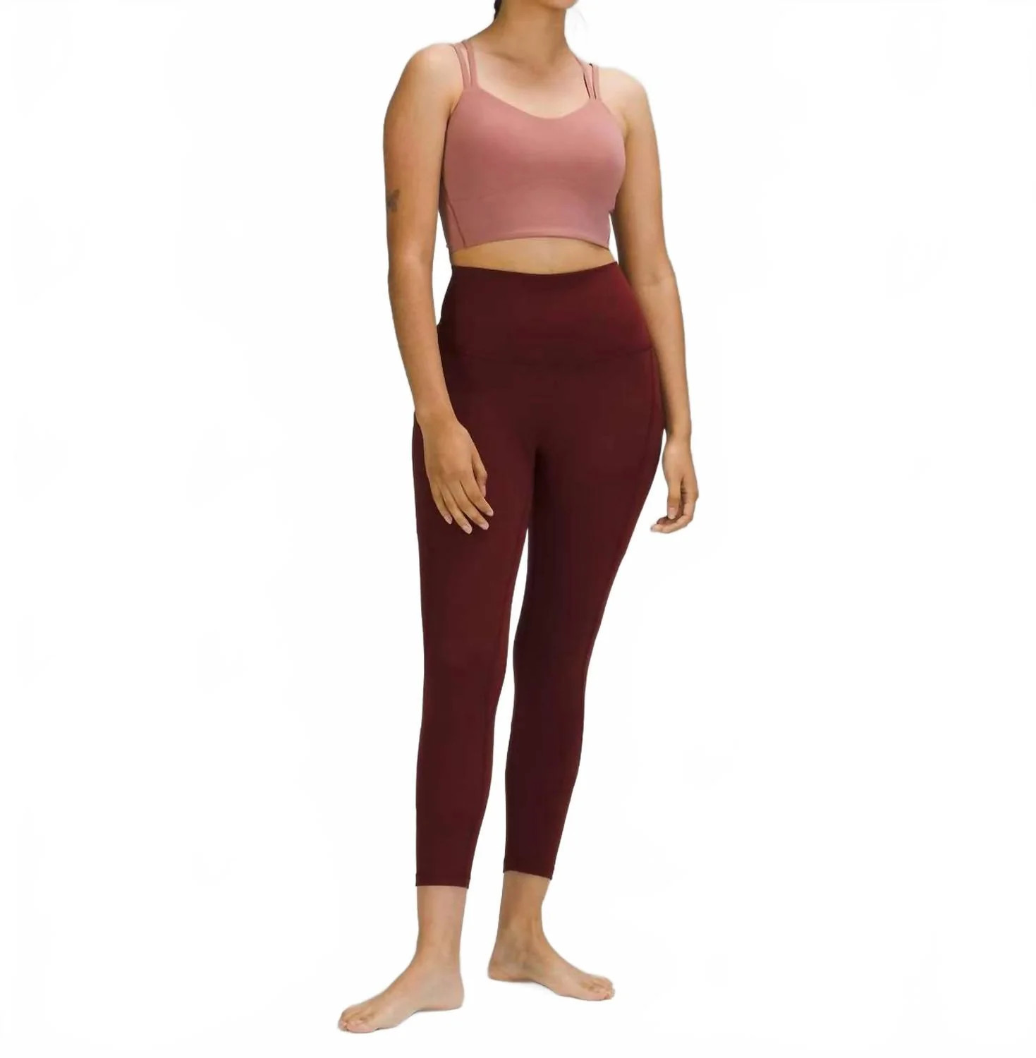 Align High-Rise Pant With Pockets In Lulu Red | Shop Simon
