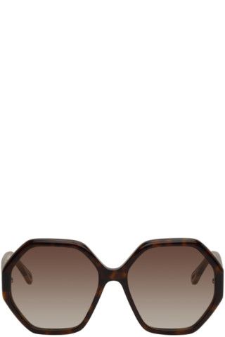 Brown Esther Sunglasses | SSENSE