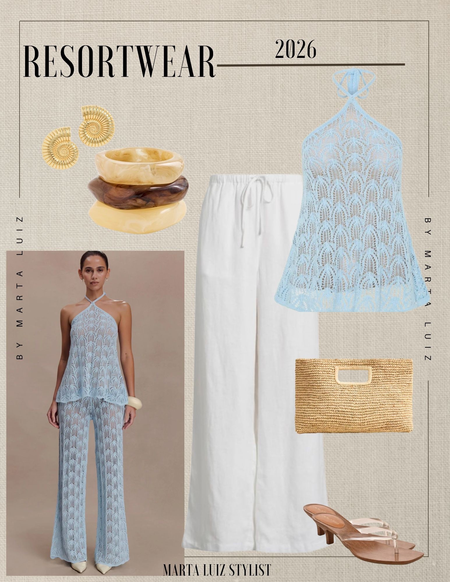 Vacation Outfit | Resortwear 
Aritzia linen pants 
Baby blue outfit | trends 2026 

#LTKTravel #LTKSwim #LTKSeasonal
