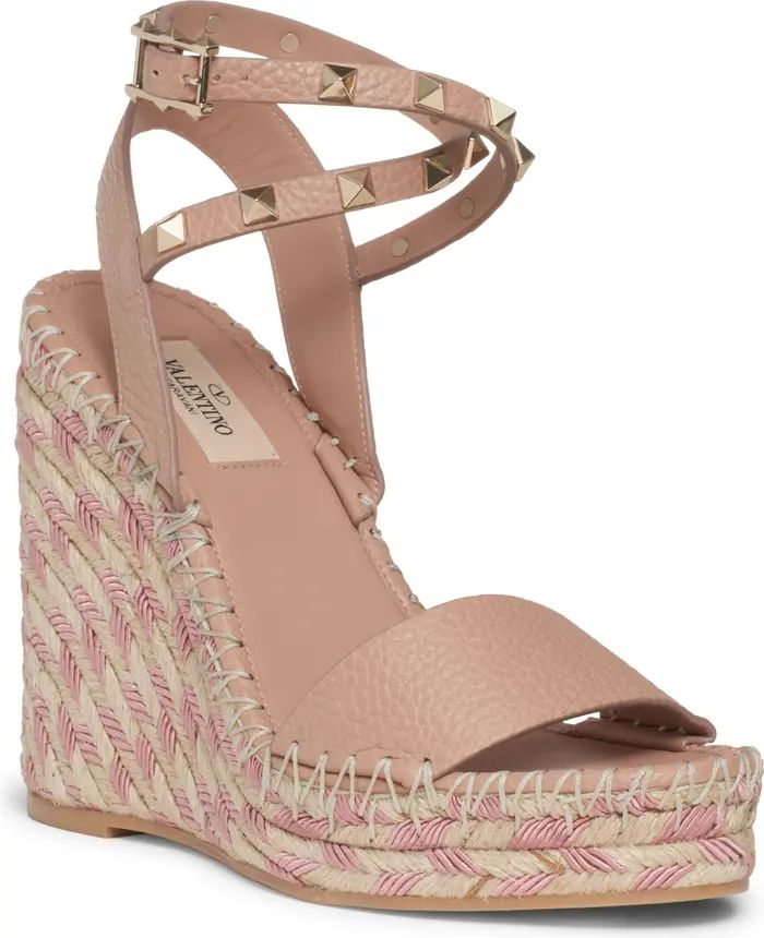 Rockstud Espadrille Wedge Sandal (Women) | Nordstrom