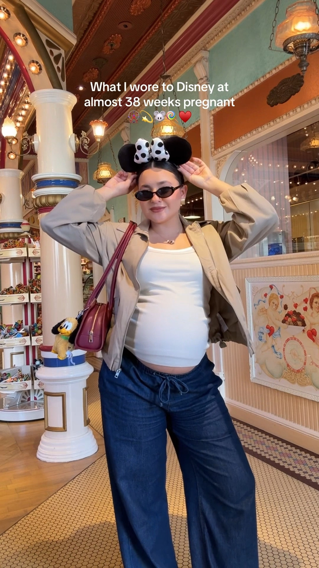 Wearing a medium in the jacket and size L in the tank tops. Bottoms are XL from Tj Maxx but linking similar styles from other brands here. All pieces are non maternity but are pregnancy friendly.

#LTKBump #LTKmomlife #LTKootd