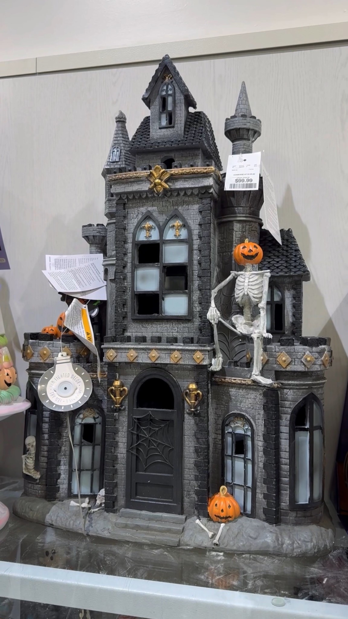 HomeGoods halloween, Marshalls halloween, TJ maxx halloween, haunted house, halloween decor 

Cute Halloween finds at HomeGoods!😍🎃 this haunted house is like 3 ft tall, so good!!🕸️ 


#LTKFindsUnder100 #LTKFindsUnder50 #LTKHome