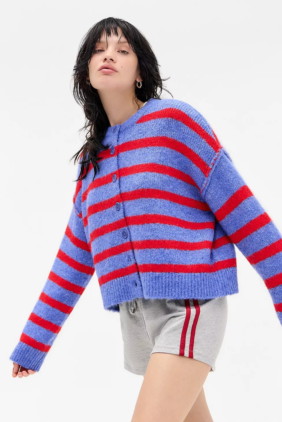 UO Marli Crew Neck Cardigan | Urban Outfitters UK