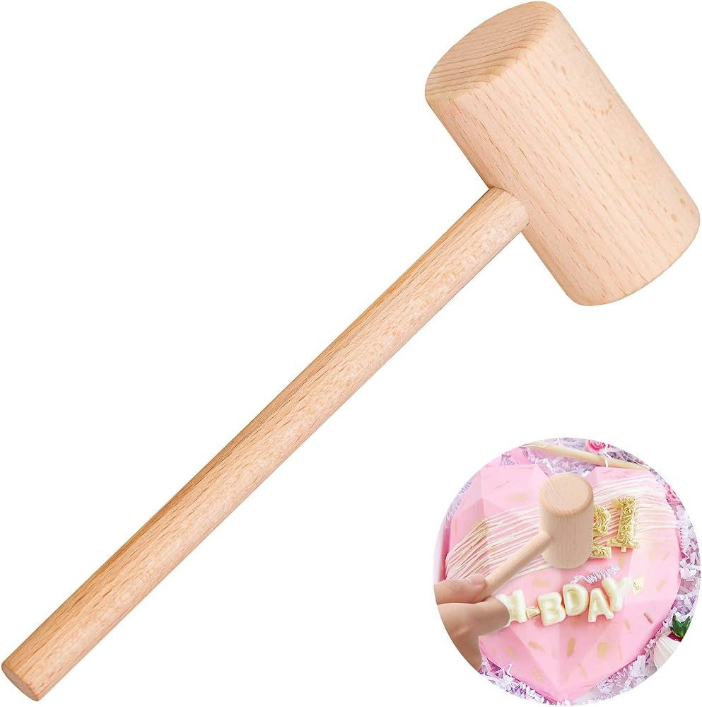 ZAUGONTW Wooden Crab Mallet for Chocolate, Mini Wooden Hammer Multi-Purpose for Kids Toys Crab Lo... | Amazon (US)