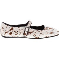 Jeffrey Campbell Flats: Ivory Animal Print Pattern Shoes - Size 7 | ThredUp (US)