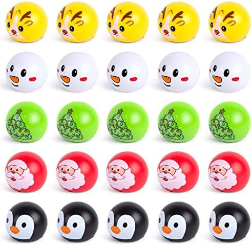 3 otters 25PCS Christmas Pull Back Cars Toys, Christmas Stocking Stuffers Figure Toy Cars, Christ... | Amazon (US)