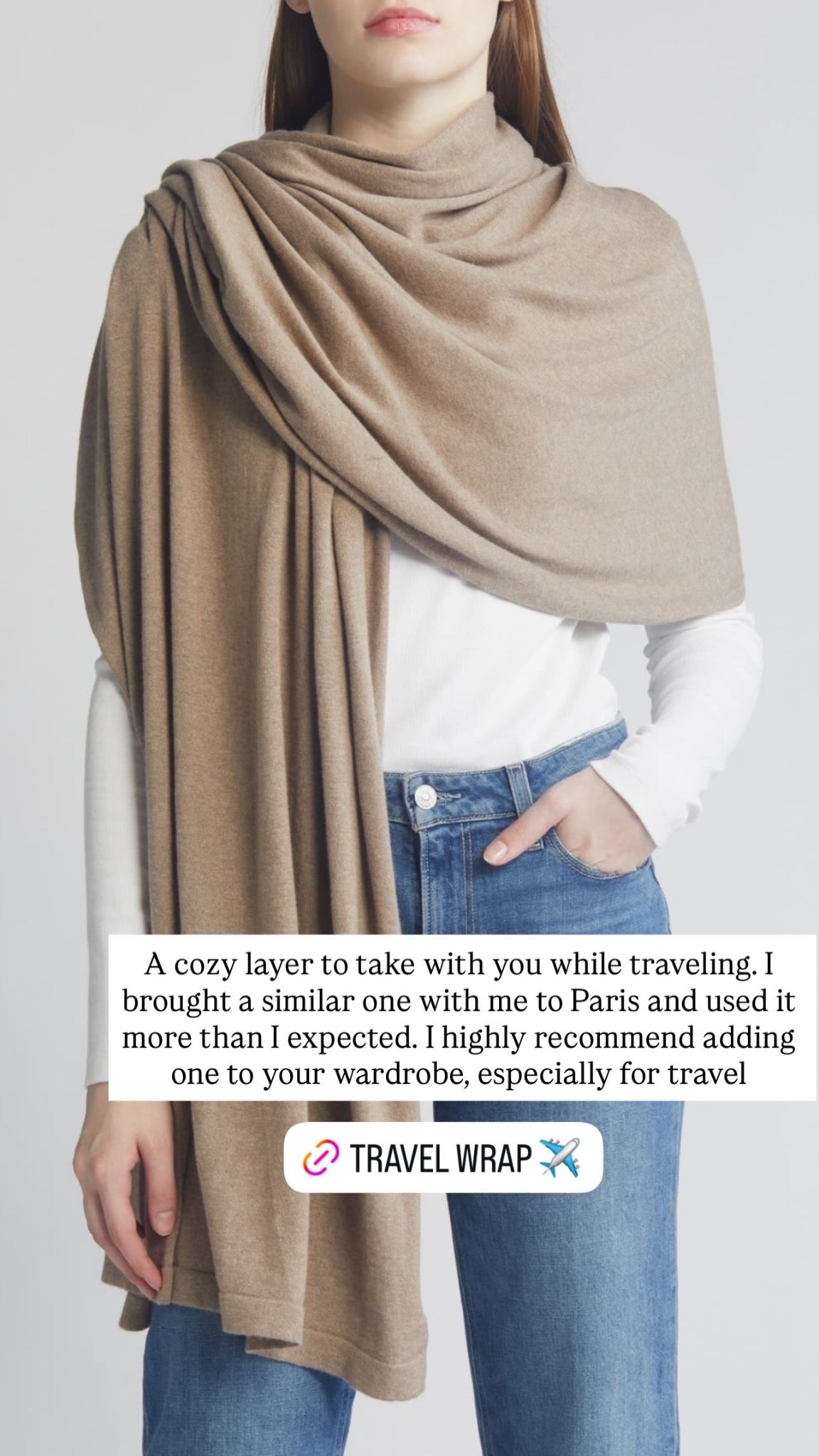 A cozy layer to take with you while traveling. I brought a similar one with me to Paris and used it more than I expected. I highly recommend adding one to your wardrobe, especially for travel

#LTKgrwm #LTKootd #LTKTravel