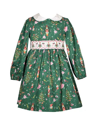 Girls 4-6x Smocked Nutcracker Dress | Belk