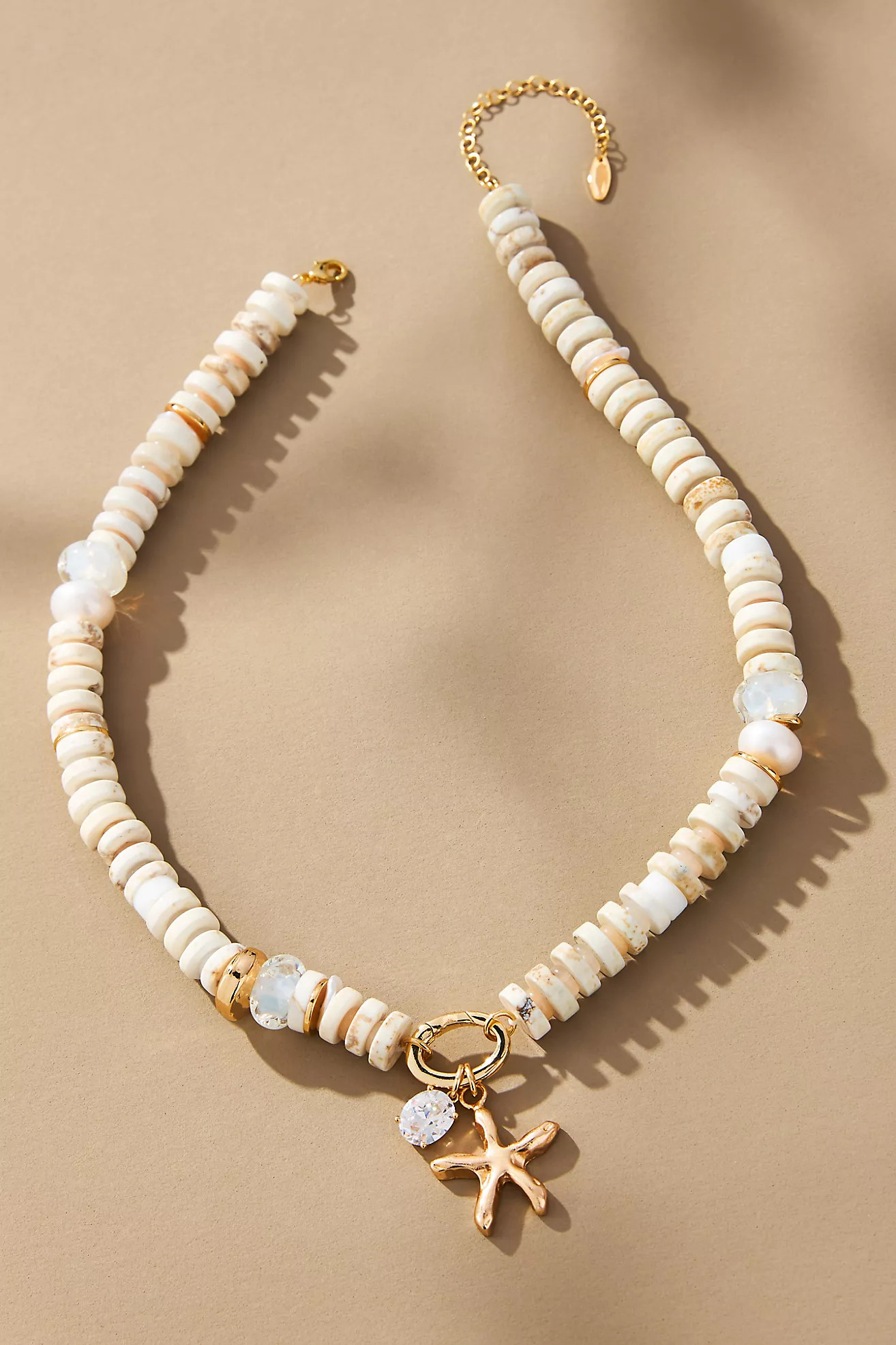 Beaded Cluster Charm Necklace | Anthropologie (US)