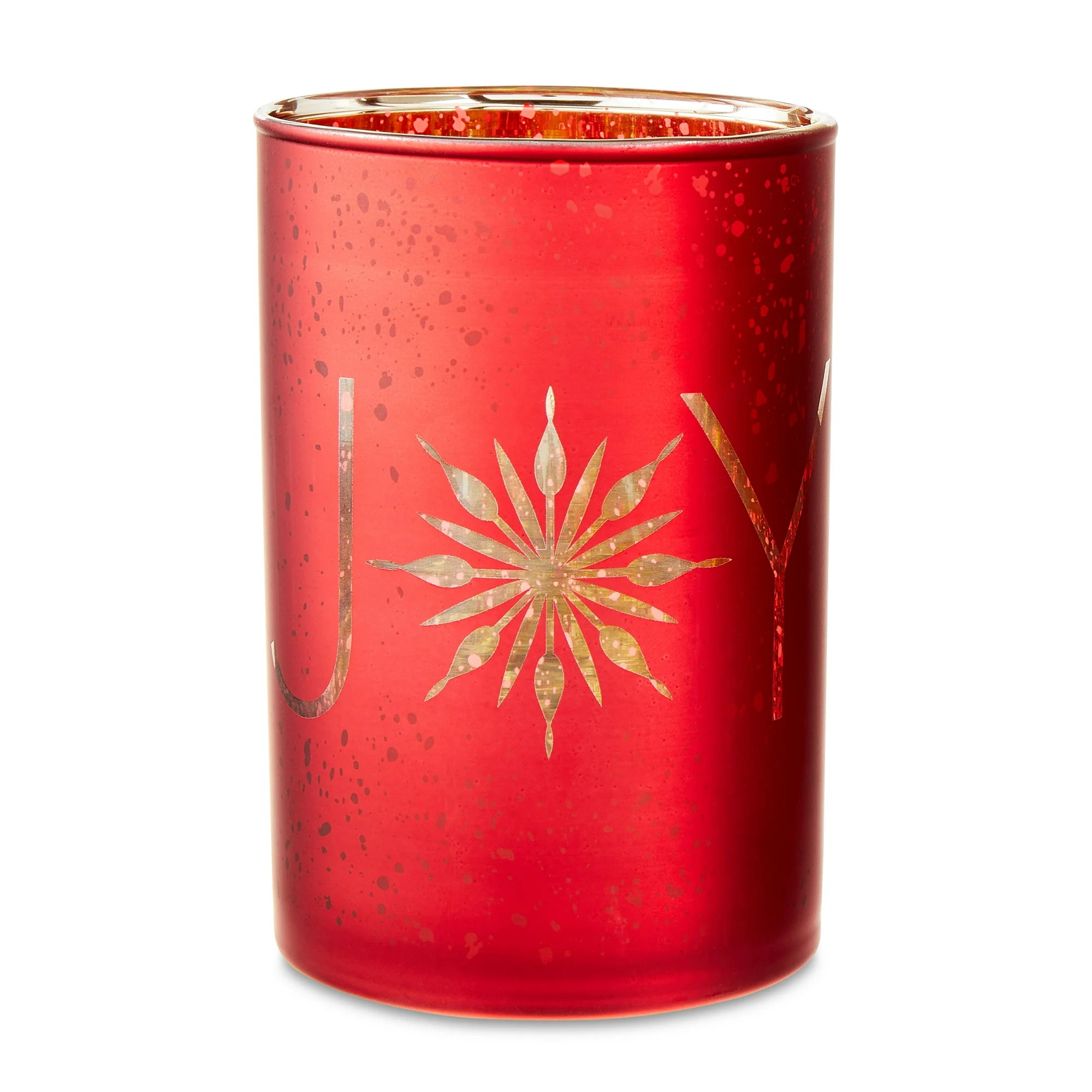 My Texas House 9.5 inch Large Red Glass Votive | Walmart (US)