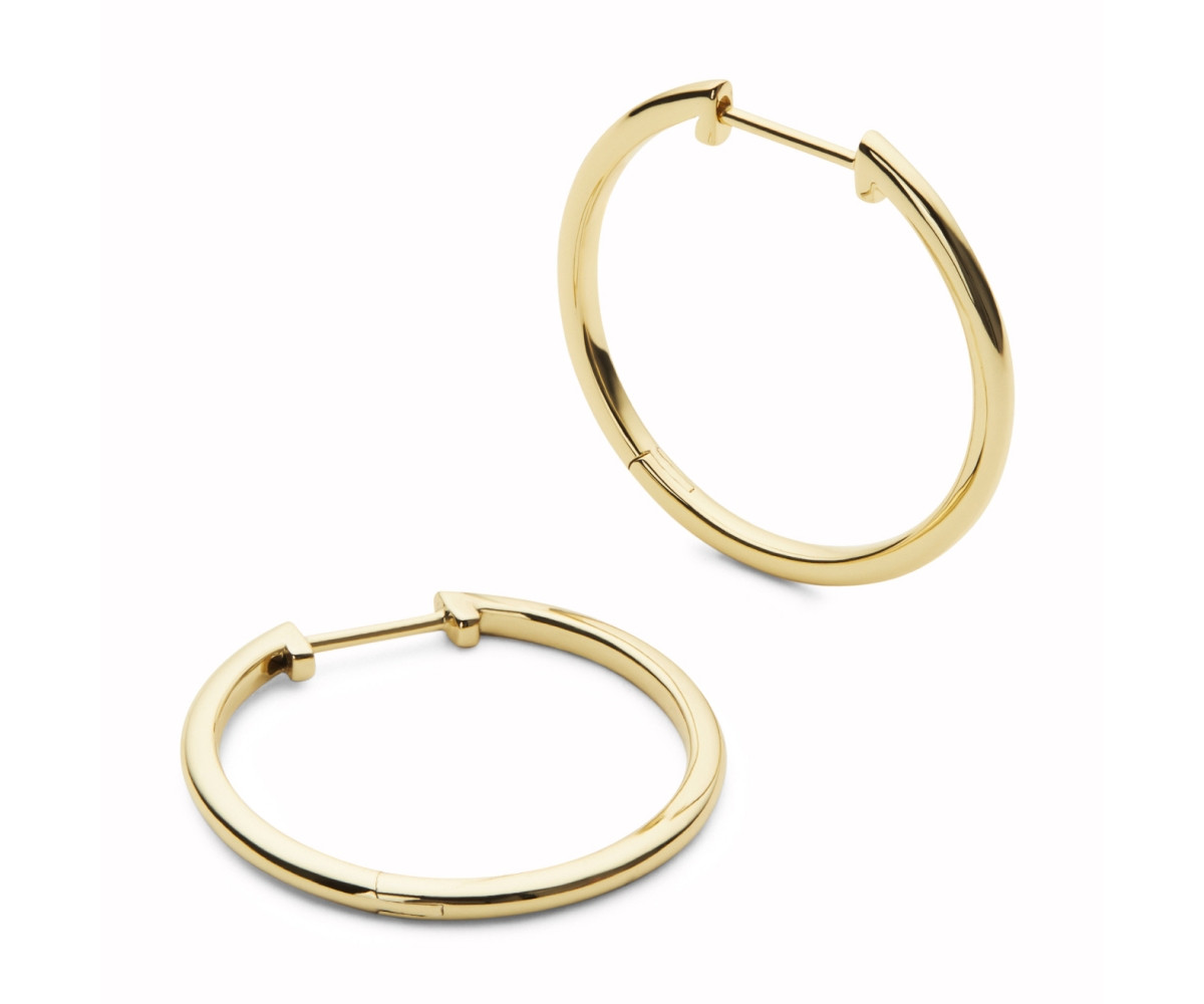Ana Luisa Medium Slim Endless Hoops - Lo Medium - Gold, gold | Macy's