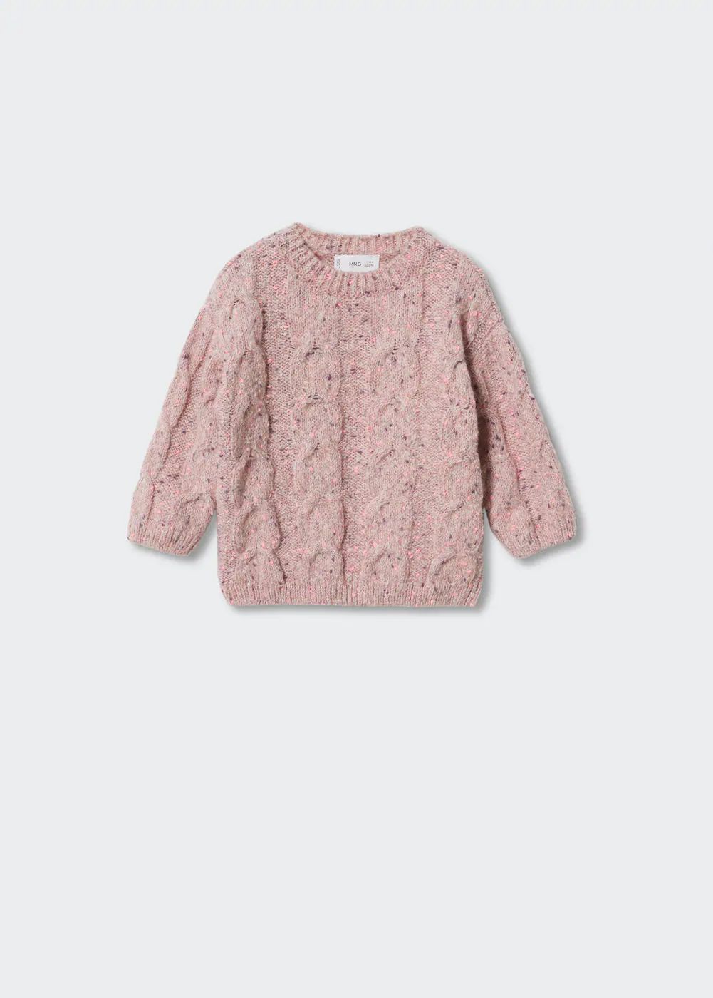 Knitted braided sweater -  Girls | Mango Kids USA | MANGO (US)