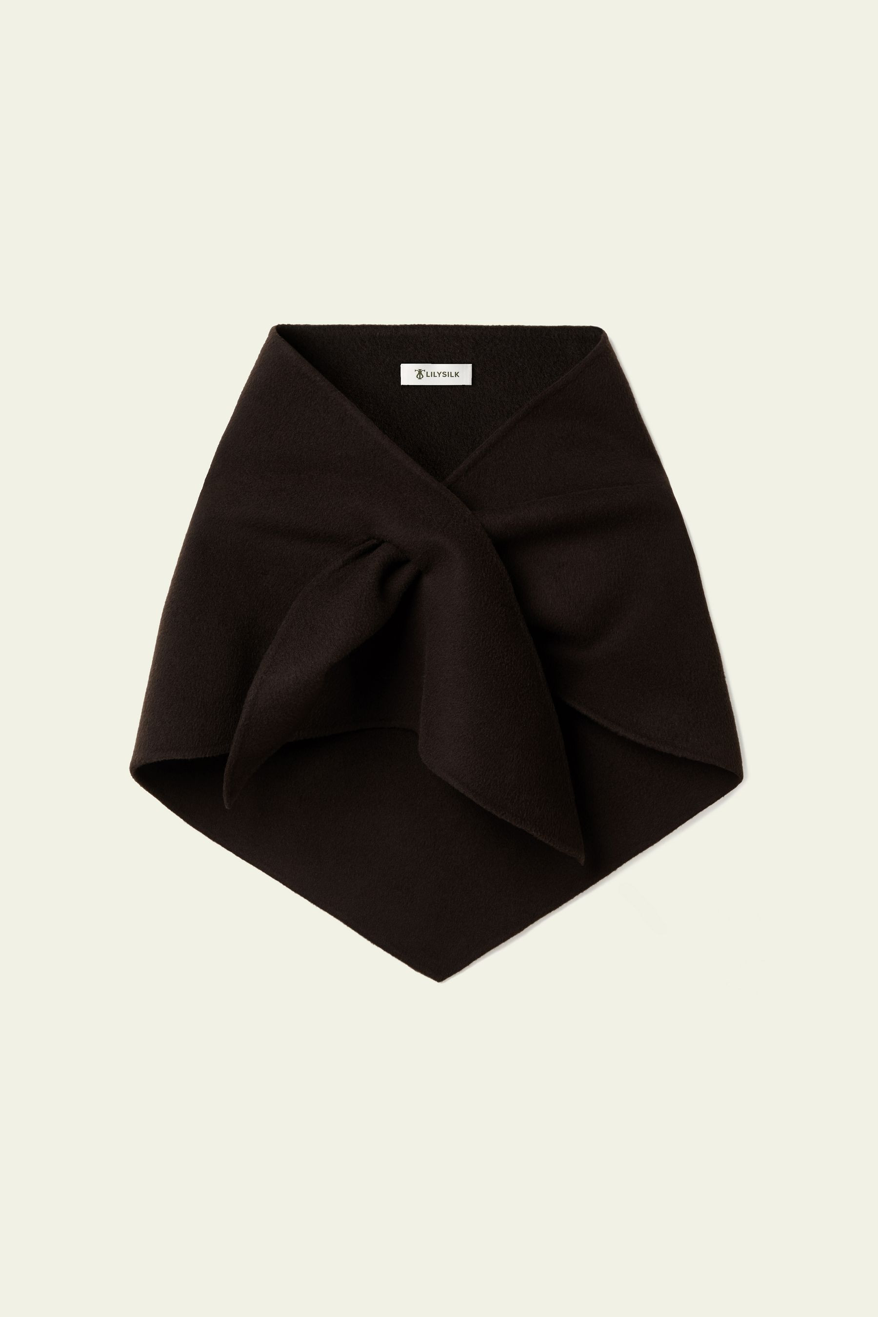 Écharpe ajustable en soie et laine | LILYSILK