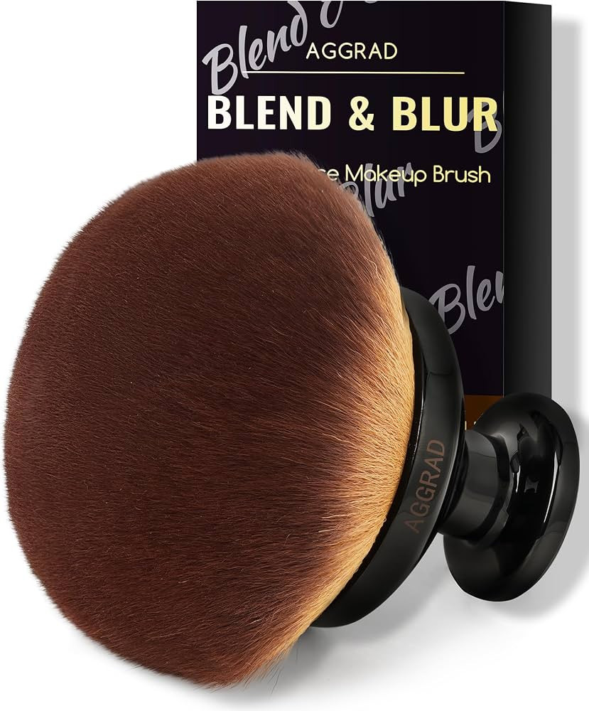 Ultra Large Blend & Blur Kabuki Brush for Body Leg Makeup Tattoo Cover Up Self Tanning, Self Tann... | Amazon (US)
