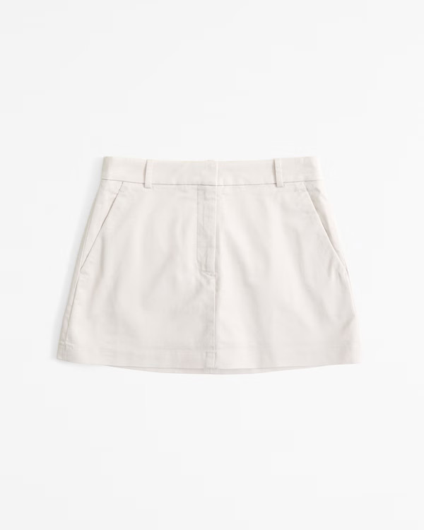 Chino Mini Skort | Abercrombie & Fitch (UK)