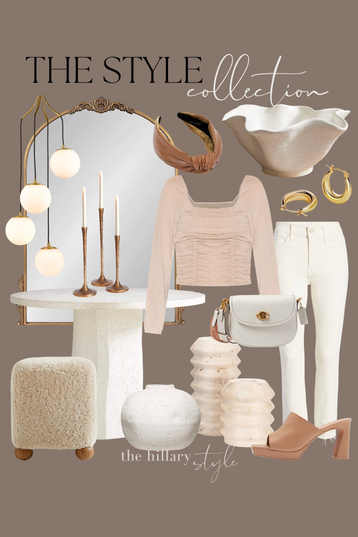 The Style Collection!

Mirror. Headband. Bowl. Jeans. Bag. Shoes. Candle holder. Vase. Ottoman. Chandelier. Amazon. Crate and barrel. Pottery barn. Revolve. West elm. Cb2. Nordstrom. 

#LTKhome #LTKstyletip #LTKsalealert