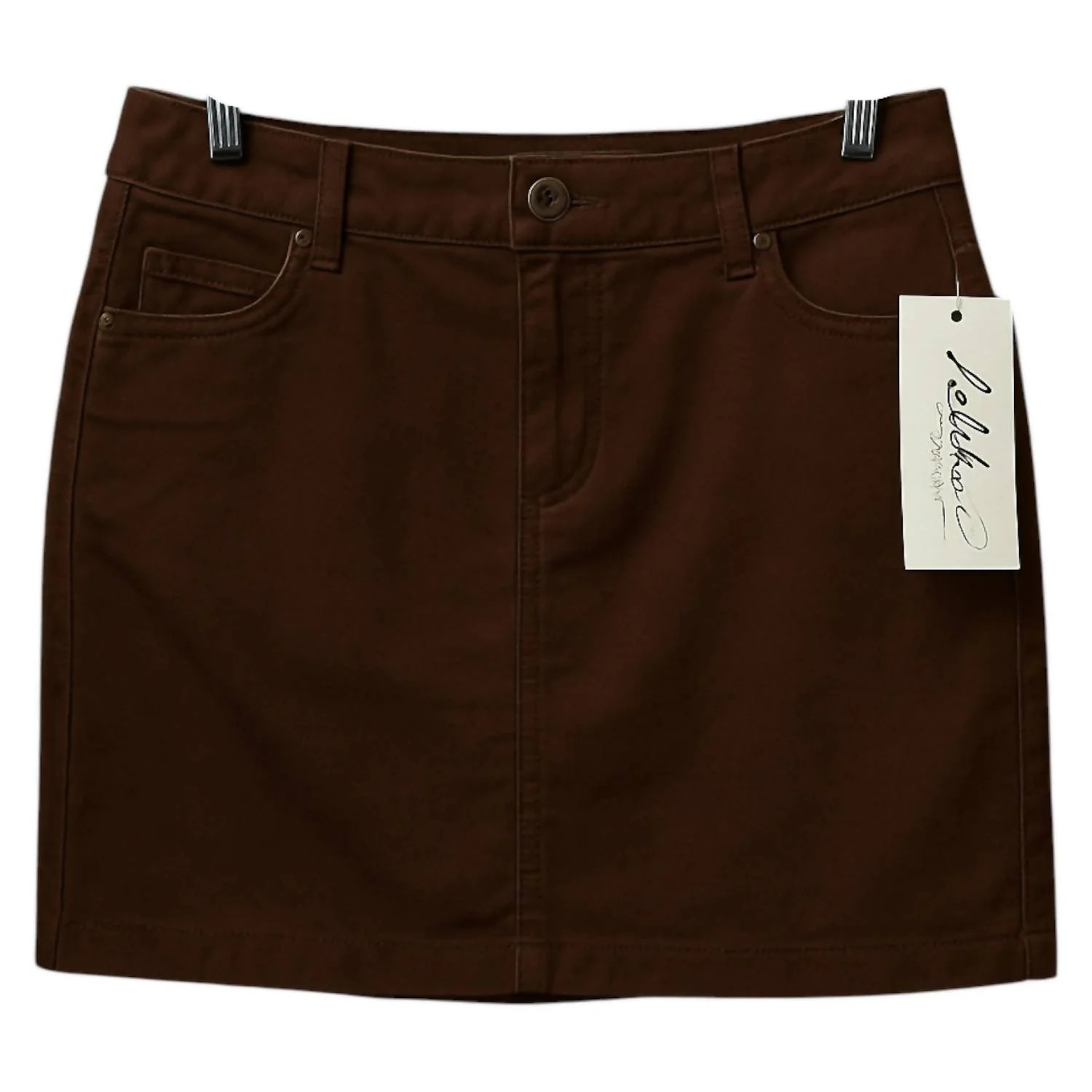 Women's Suede Skort In Chocolate | Shop Simon