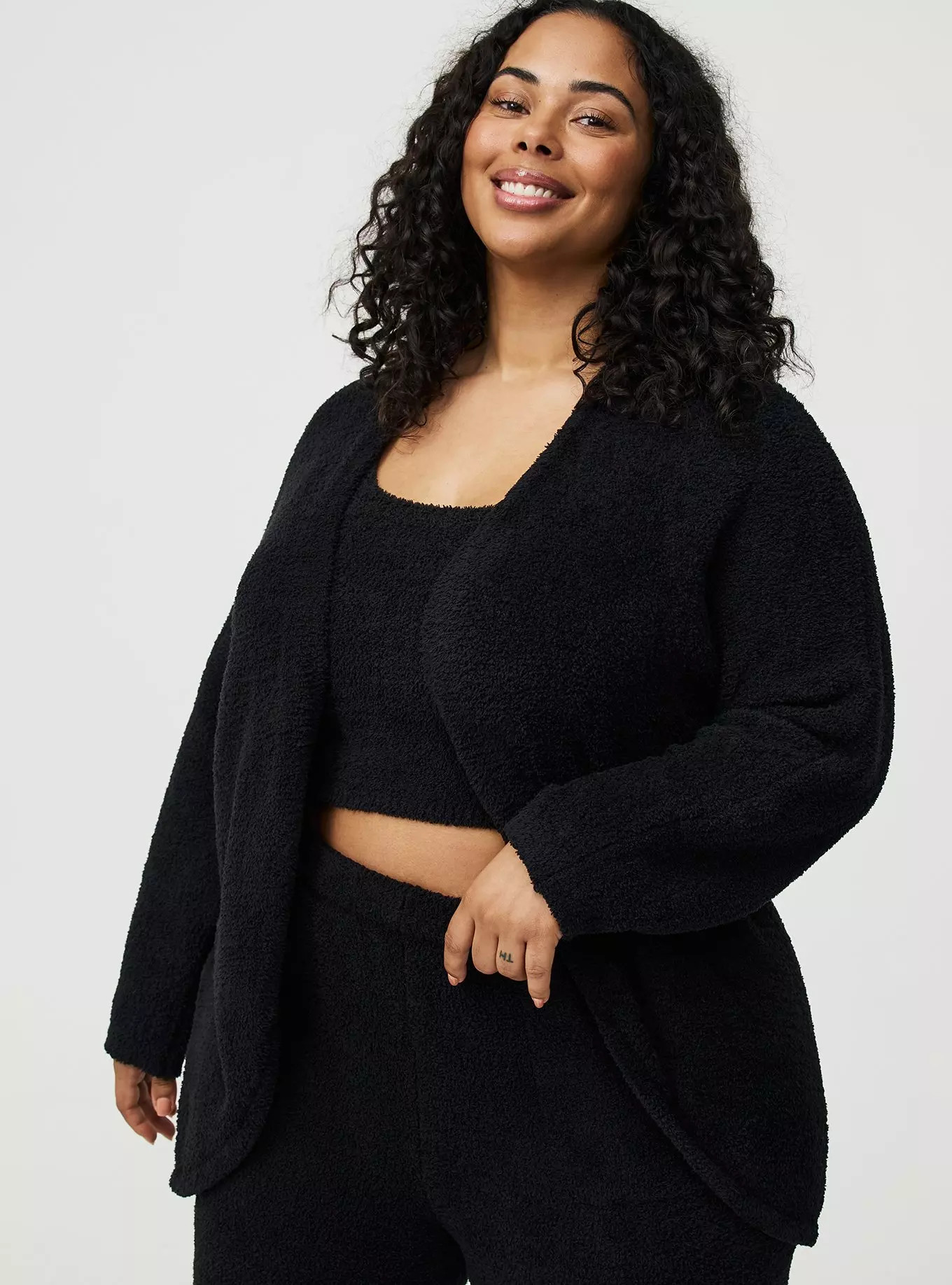 Teddy Lounge Cocoon Cardigan | Torrid (US & Canada)