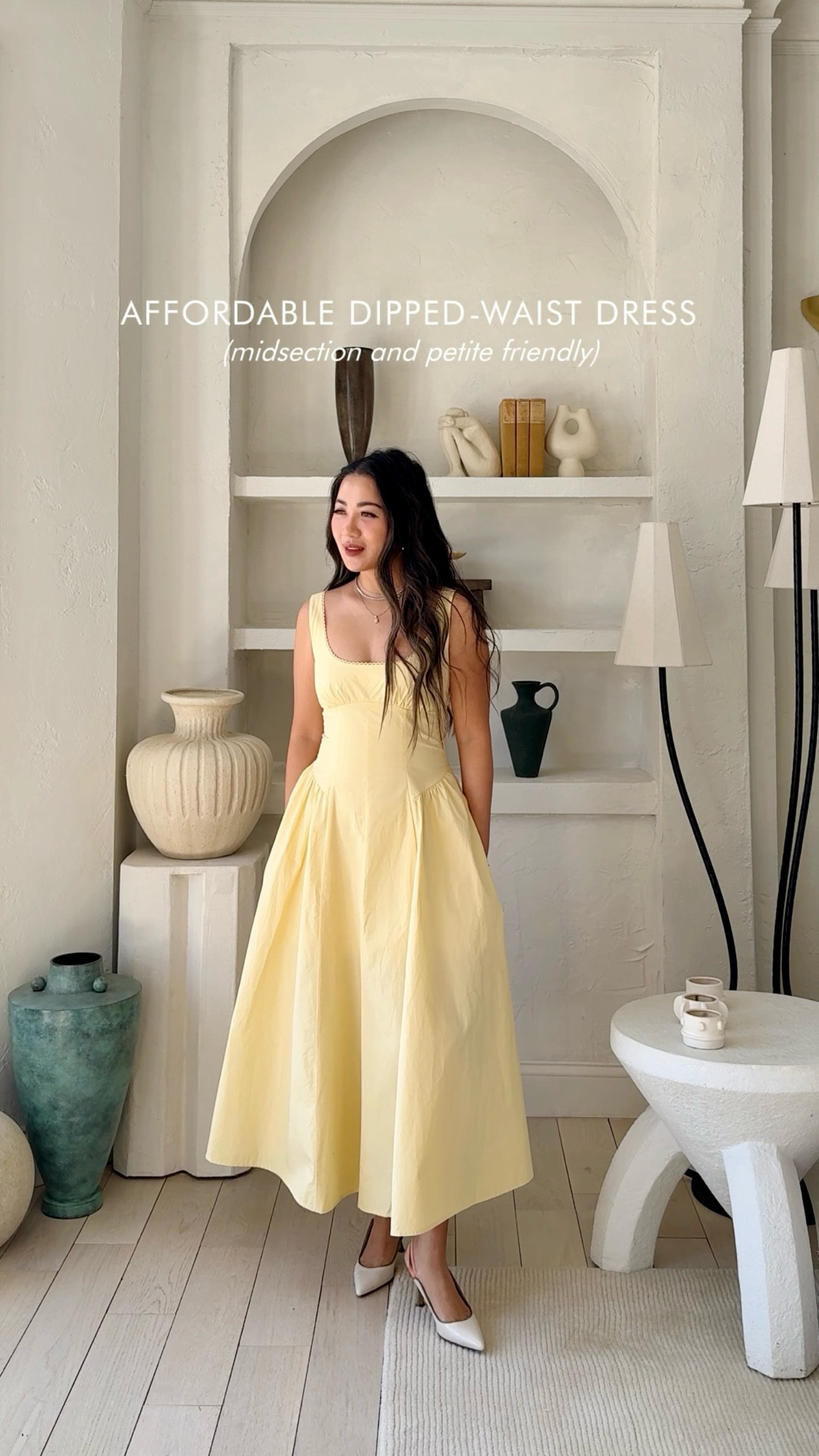 SO FLATTERING! Affordable, midsection and petite-friendly!

100% cotton, scoop neckline with trim detail, adjustable straps, dipped waistline with flowy skirt, pockets and a seamed-in bra with removable pads to go bra-free.

For size reference, I’m 5 ft 115 pounds and wearing an XS Petite. Perfect fit! 

#LTKootd #LTKPetite