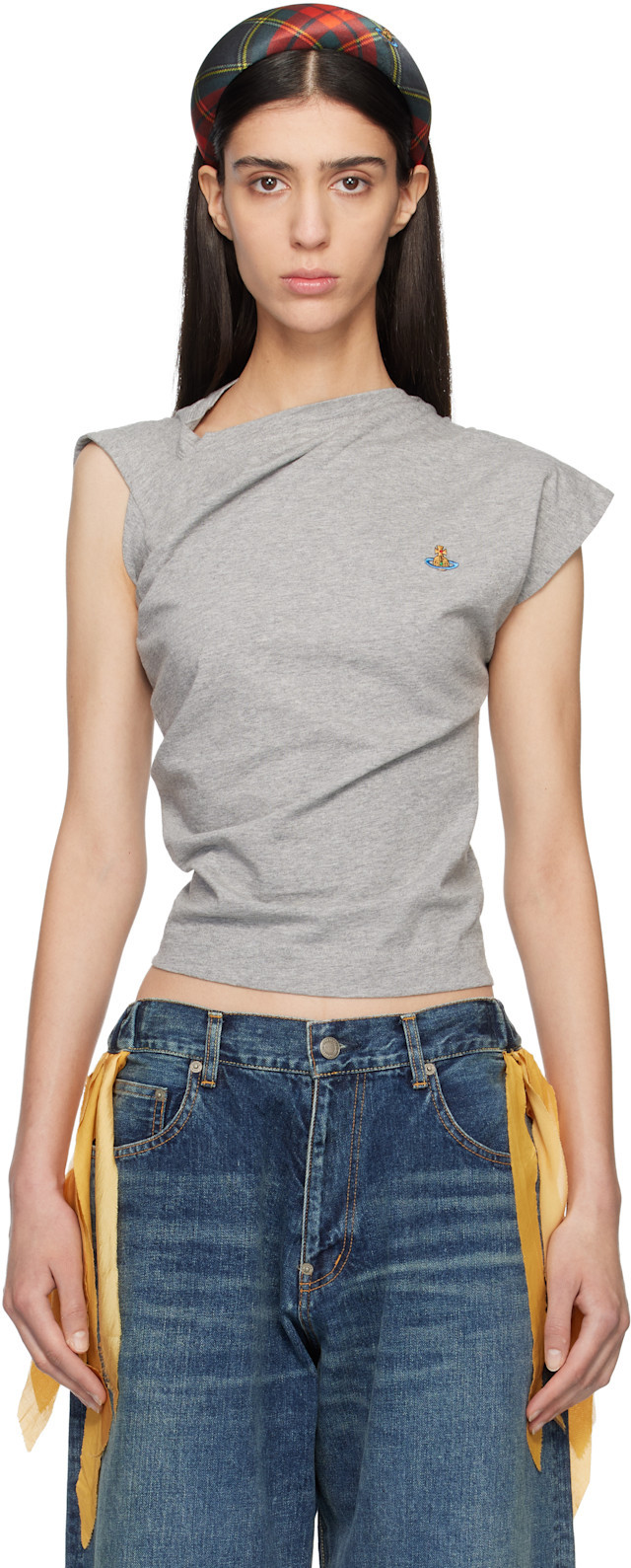 Vivienne Westwood - Gray Hebo Top | SSENSE