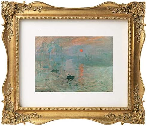 ASOWIN 8 x 10 Antique Picture Frame with Corner Flower Decor for 8 x 10 or 5 x 7 Photos with Whit... | Amazon (US)