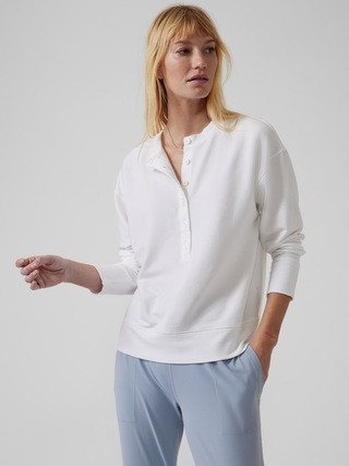 Balance Henley Sweatshirt | Athleta