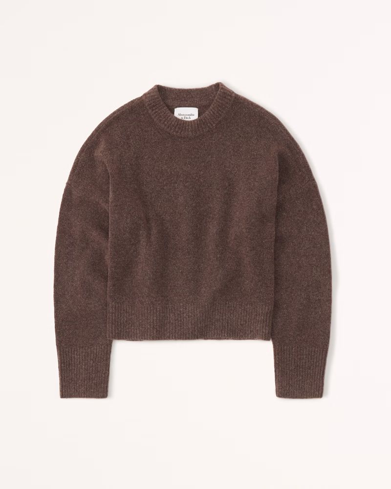 Classic Fluffy Crewneck Sweater | Abercrombie & Fitch (US)