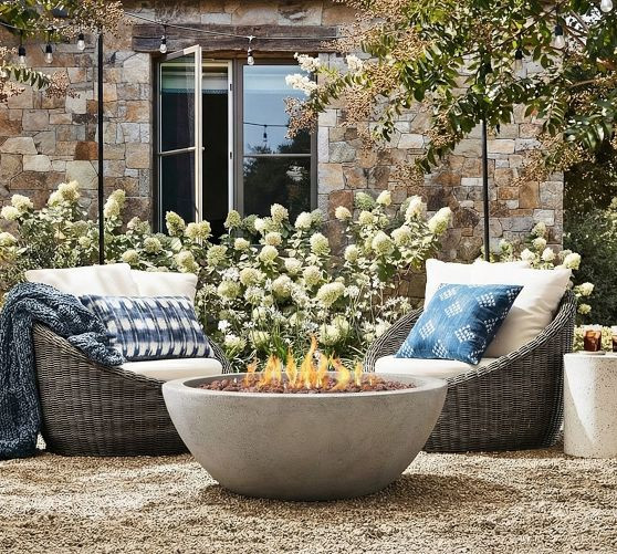 Blackwell Steel Round Propane Fire Pit (36") | Pottery Barn (US)
