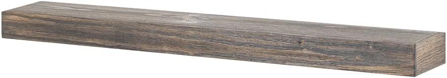 Mantels Direct Vail Floating Wood Mantel Shelf - Driftwood 60 Inch x 4 Inch Beautiful Wooden Rust... | Amazon (US)