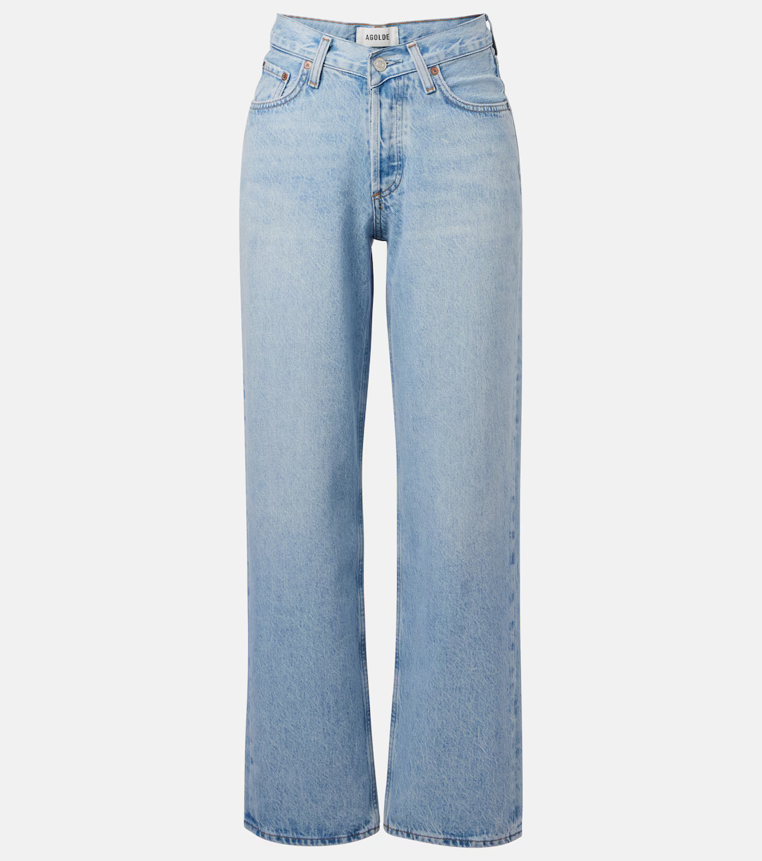 V-Waist Baggy high-rise wide-leg jeans | Mytheresa (UK)