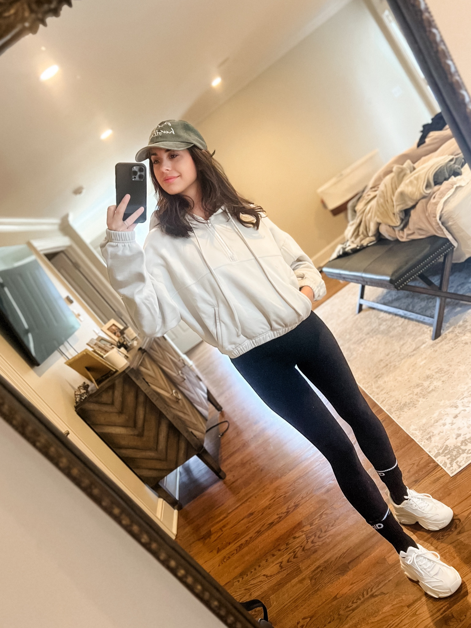 Mom fit of the day! 
Wearing Alo half zip & Socks. 


#LTKstyletip #LTKsalealert #LTKfindsunder100