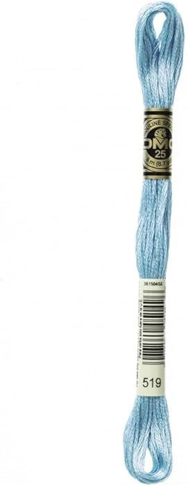 DMC Stranded Cotton Embroidery Thread 519 - per Skein | Amazon (US)