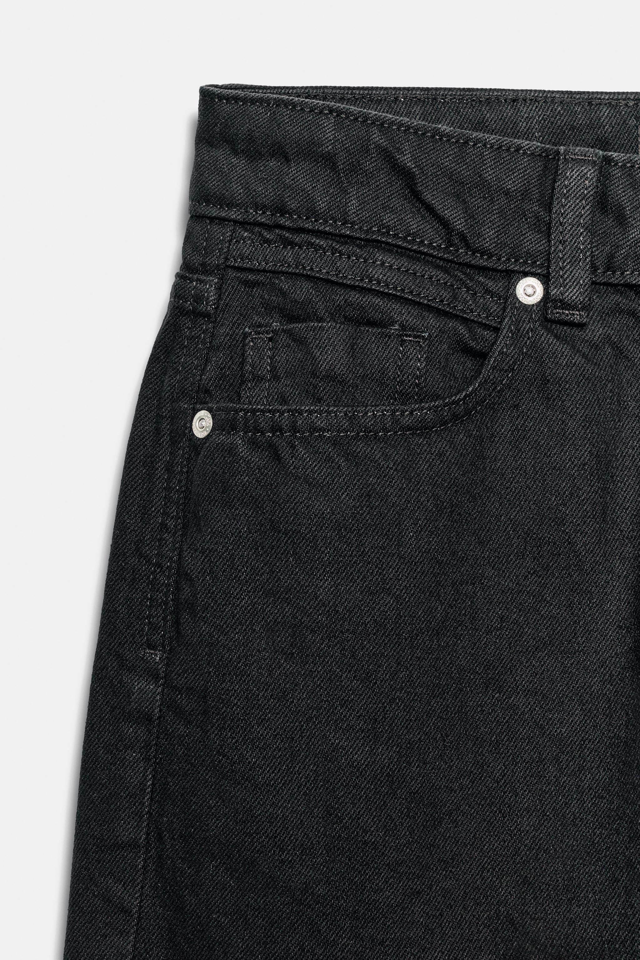 Model height: 177 cmHIGH-WAIST - REGULAR LEG - LONG LENGTH - RIGIDHigh-waist jeans with a five-po... | Zara FR