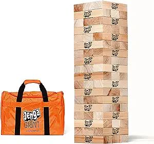 Jenga Giant JS7 (Stacks to Over 5 feet) Precision-Crafted, Premium Hardwood Game with Heavy-Duty ... | Amazon (US)