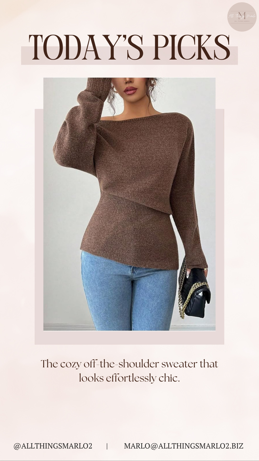 The cozy off-the-shoulder sweater that looks effortlessly chic. 

 #LTKmorningroutine #LTKWorkwear #LTKTravel